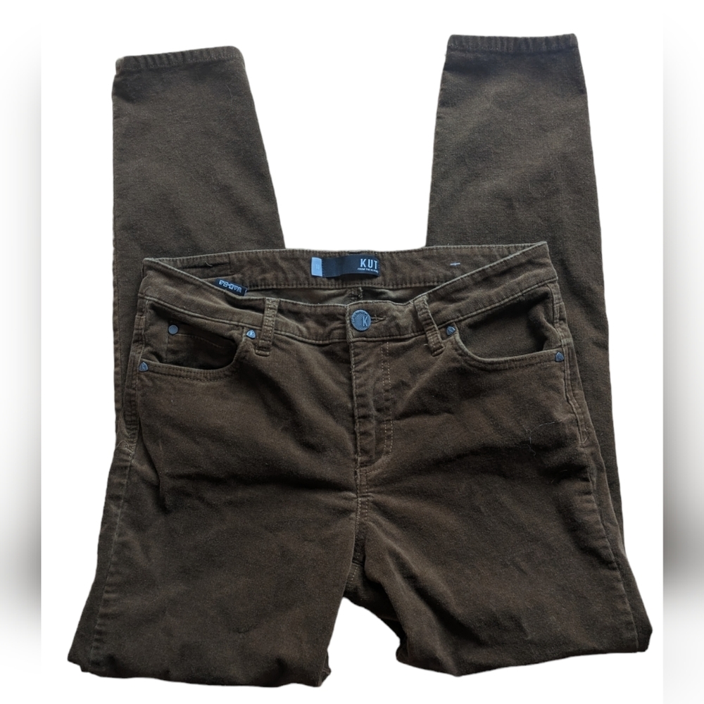 KUT FROM THE KLOTH Brown Corduroy Pants Size 10